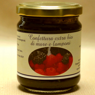 Confettura extra di more e lamponi bio